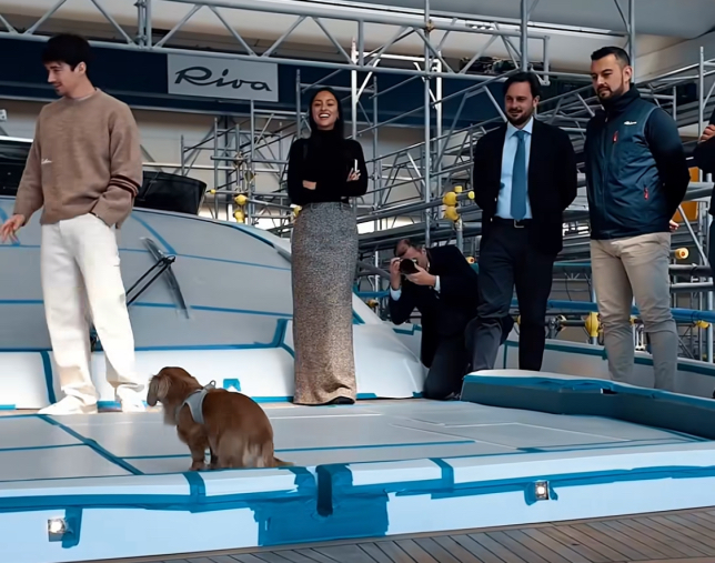 Шарль Леклер посетил верфь Riva